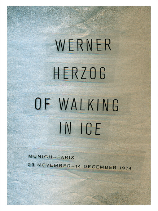 Cover image for Of Walking in Ice